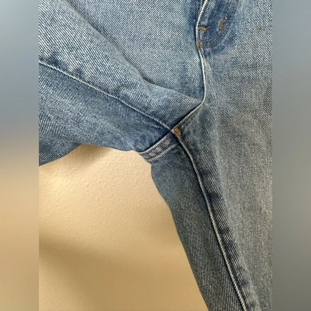 Madewell High-Rise Long Denim Shorts in Hedrick Wash Sz 25
